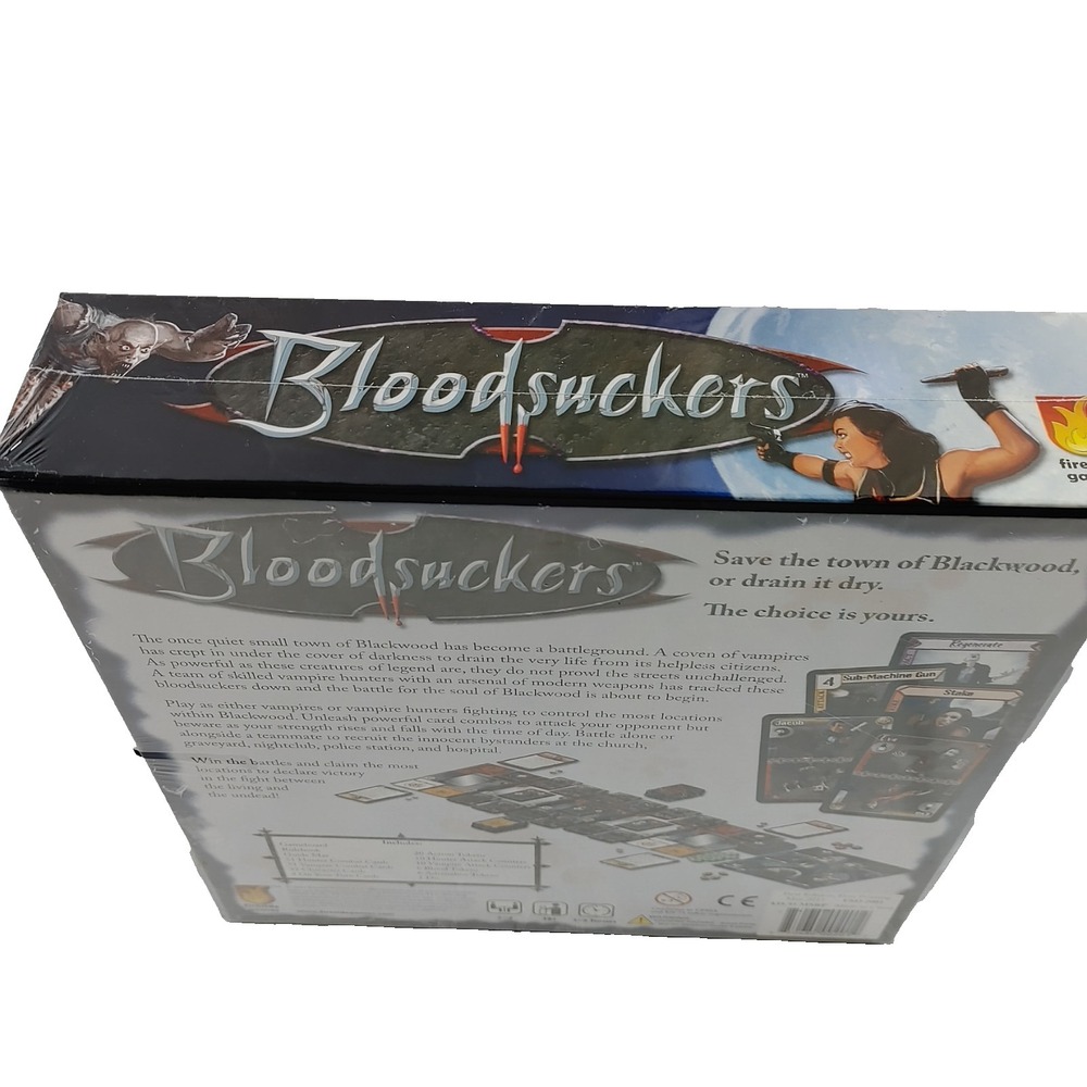 Bloodsuckers Board Game Fireside Horror Fighting Team Based Card Game - Picture 5 of 5